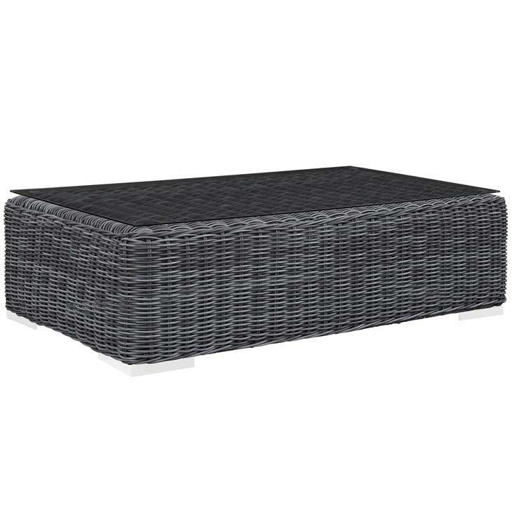 Modway Summon 7 Piece Outdoor Patio Sunbrella Sectional Set - EEI-1897 | Outdoor Sofas, Loveseats & Sectionals | Modishstore - 27