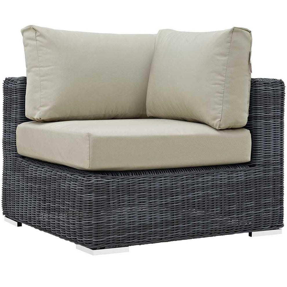 Modway Summon 10 Piece Outdoor Patio Sectional Set - EEI-1902 | Outdoor Sofas, Loveseats & Sectionals | Modishstore - 9