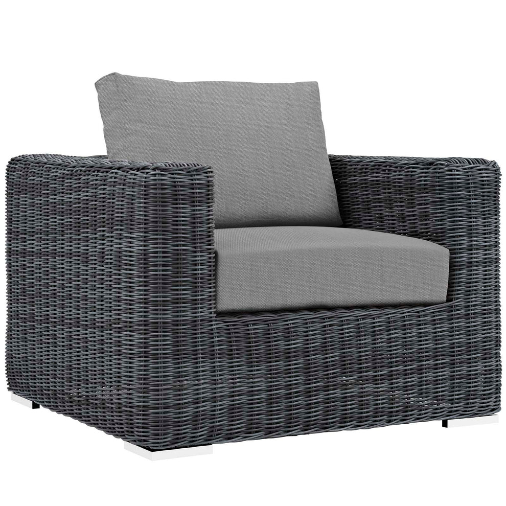 Modway Summon 3 Piece Outdoor Patio Sunbrella Sectional Set - EEI-1905 - EEI-1905 | Outdoor Sofas, Loveseats & Sectionals | Modishstore - 14