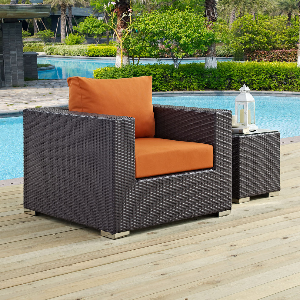 Modway Convene Outdoor Patio Armchair - EEI-1906 | Outdoor Chairs | Modishstore - 8