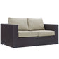 Modway Convene Outdoor Patio Loveseat - EEI-1907 | Outdoor Sofas, Loveseats & Sectionals | Modishstore - 2