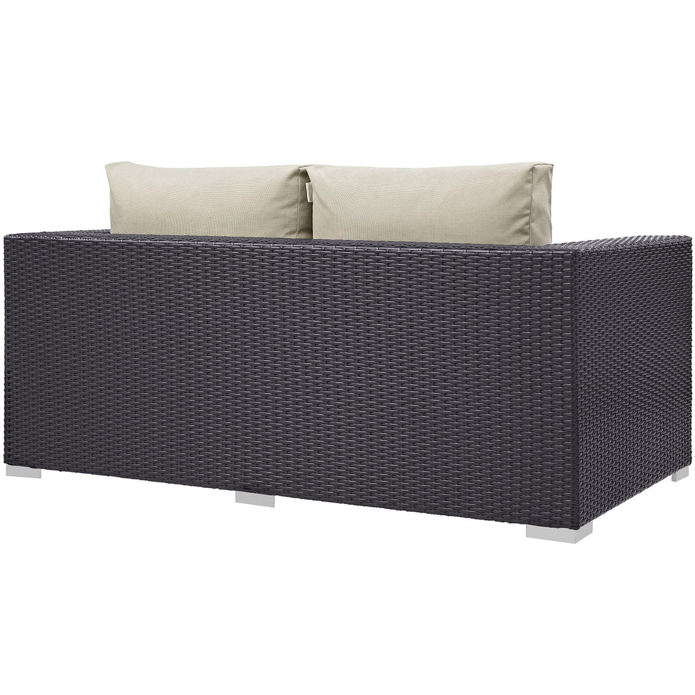Modway Convene Outdoor Patio Loveseat - EEI-1907 | Outdoor Sofas, Loveseats & Sectionals | Modishstore - 4