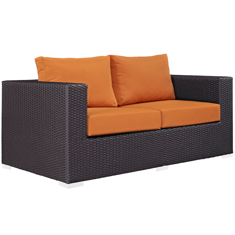 Modway Convene Outdoor Patio Loveseat - EEI-1907 | Outdoor Sofas, Loveseats & Sectionals | Modishstore - 10