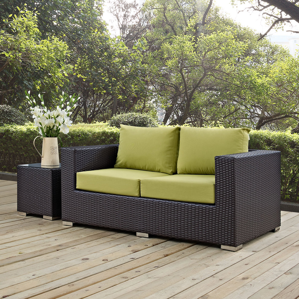 Modway Convene Outdoor Patio Loveseat - EEI-1907 | Outdoor Sofas, Loveseats & Sectionals | Modishstore - 12