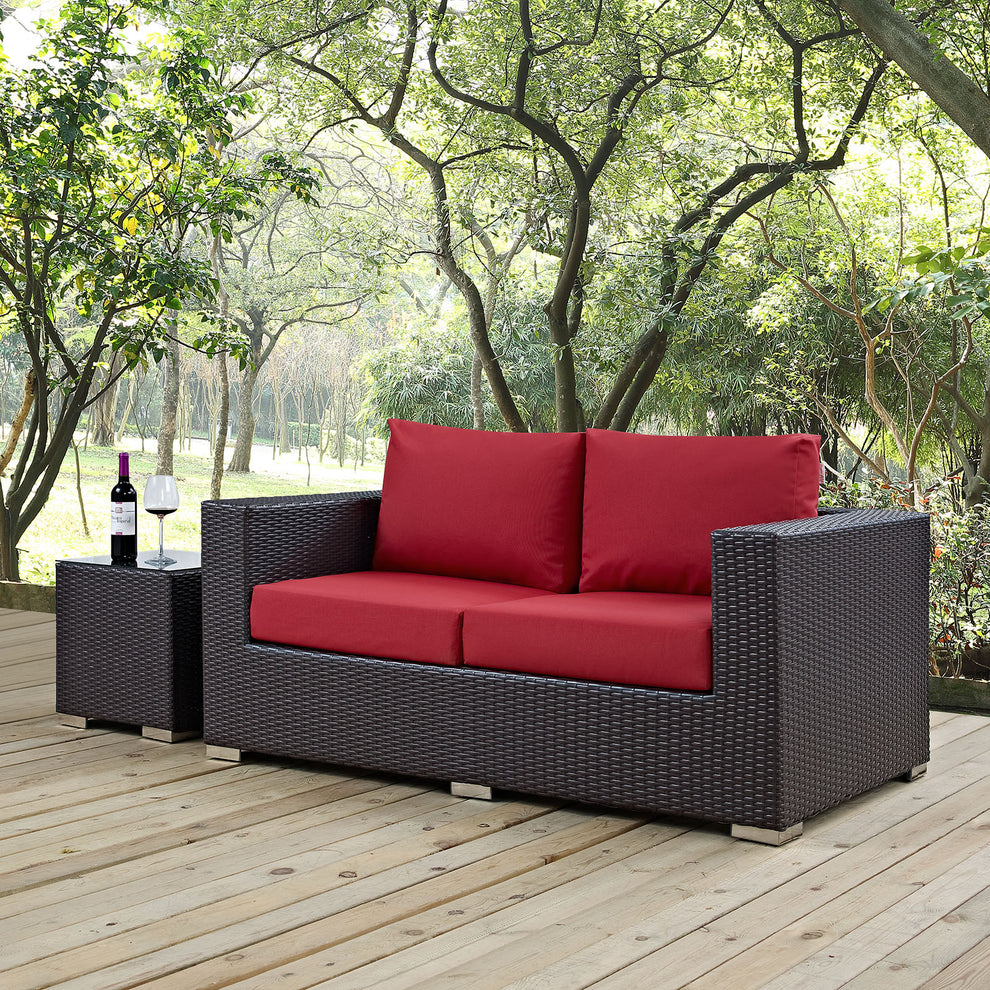 Modway Convene Outdoor Patio Loveseat - EEI-1907 | Outdoor Sofas, Loveseats & Sectionals | Modishstore - 17