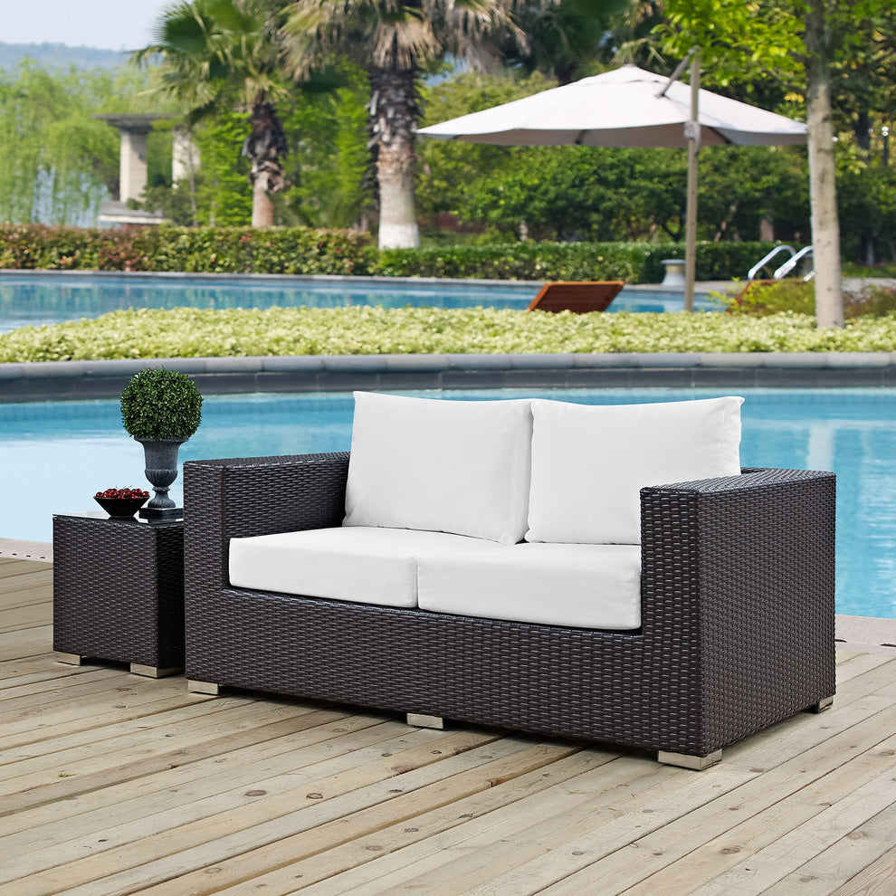Modway Convene Outdoor Patio Loveseat - EEI-1907 | Outdoor Sofas, Loveseats & Sectionals | Modishstore - 22