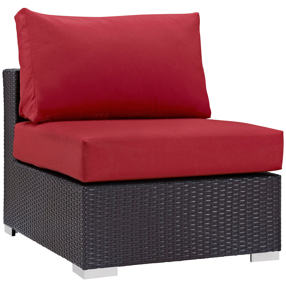 Modway Convene Outdoor Patio Armless - EEI-1910 | Outdoor Chairs | Modishstore - 3