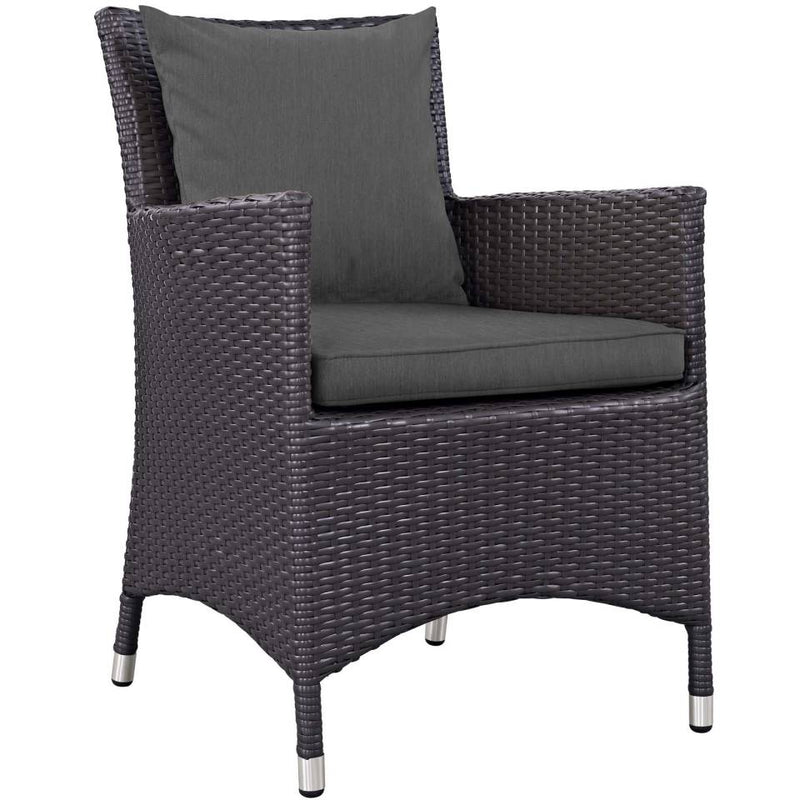 Modway Convene Dining Outdoor Patio Armchair - EEI-1913 | Outdoor Chairs | Modishstore - 1