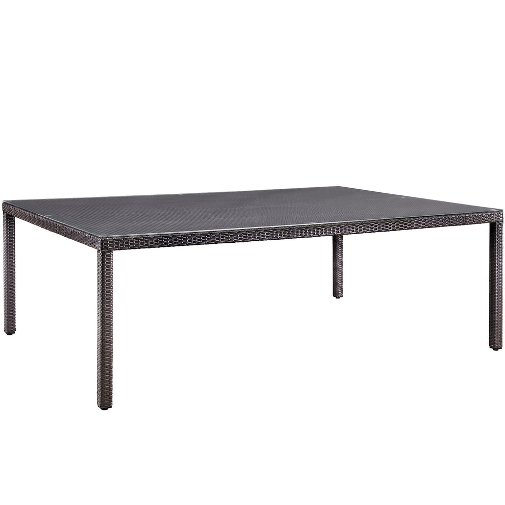 Modway Convene 90" Outdoor Patio Dining Table - Espresso - EEI-1922 | Outdoor Tables | Modishstore - 2