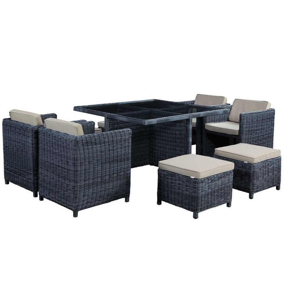 Modway Summon 9 Piece Outdoor Patio Dining Set - EEI-1947 | Outdoor Dining Sets | Modishstore - 7