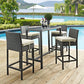 Sojourn 5 Piece Outdoor Patio Sunbrella® Pub Set By Modway - EEI-1968 | Bar Stools & Table | Modishstore - 1
