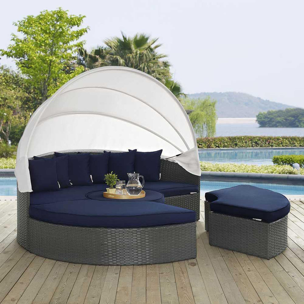 Modway Sojourn Outdoor Patio Sunbrella Daybed - EEI-1986 | Outdoor Patio Daybed | Modishstore - 1