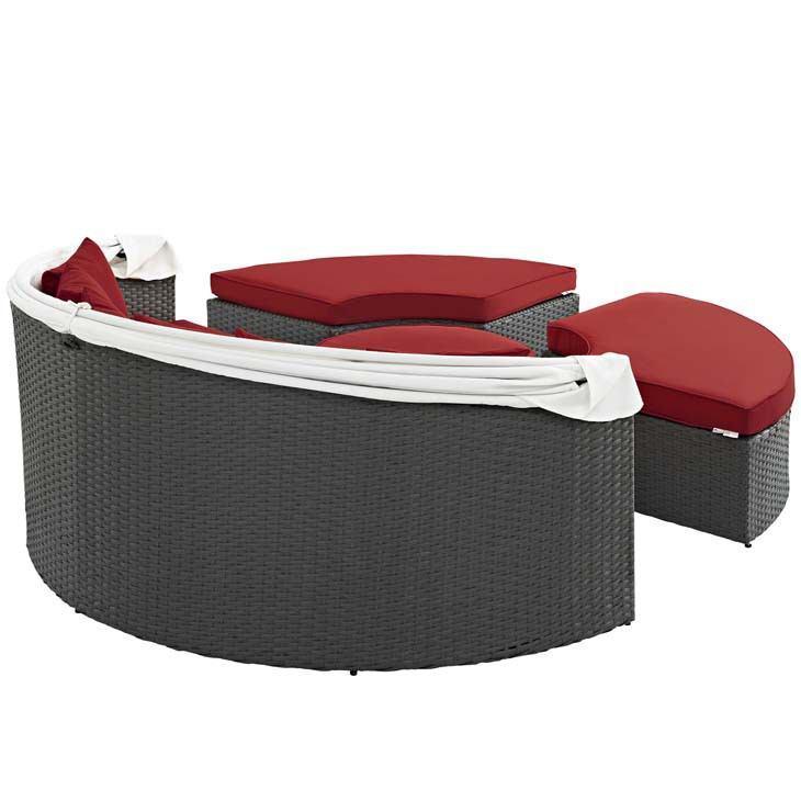 Modway Sojourn Outdoor Patio Sunbrella Daybed - EEI-1986 | Outdoor Patio Daybed | Modishstore-25