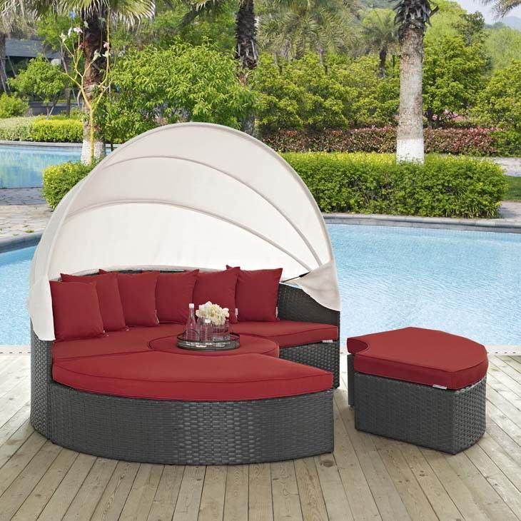 Modway Sojourn Outdoor Patio Sunbrella Daybed - EEI-1986 | Outdoor Patio Daybed | Modishstore-23