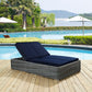 Summon Double Outdoor Patio Sunbrella® Chaise By Modway - EEI-1994 | Outdoor Chaise Lounges | Modishstore