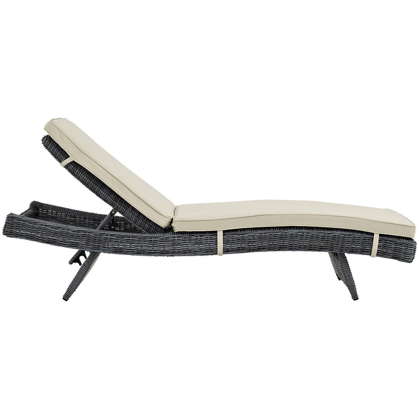 Summon Outdoor Patio Sunbrella® Chaise By Modway - EEI-1996 | Outdoor Chaise Lounges | Modishstore - 3