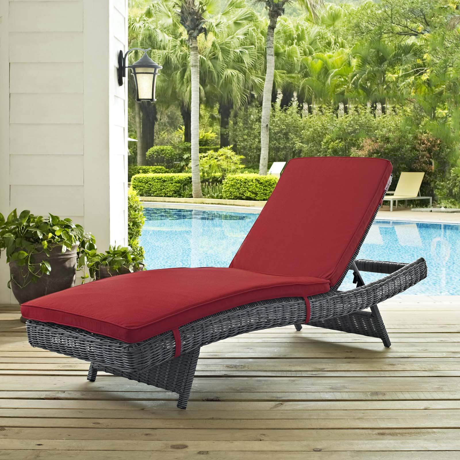 Summon Outdoor Patio Sunbrella® Chaise By Modway - EEI-1996 | Outdoor Chaise Lounges | Modishstore - 6