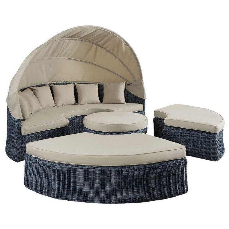 Modway Summon Canopy Outdoor Patio Daybed - EEI-1997 | Outdoor Patio Daybed | Modishstore - 1