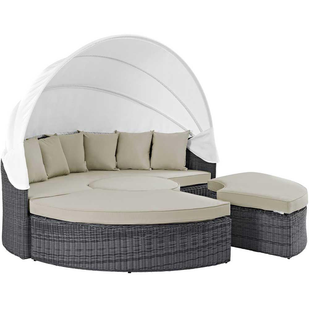 Modway Summon Canopy Outdoor Patio Daybed | Outdoor Patio Daybed | Modishstore-4