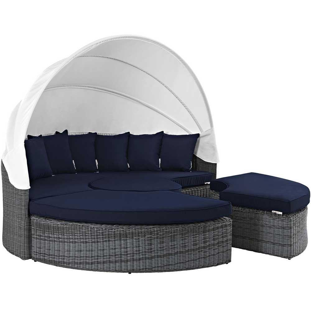 Modway Summon Canopy Outdoor Patio Daybed | Outdoor Patio Daybed | Modishstore-11