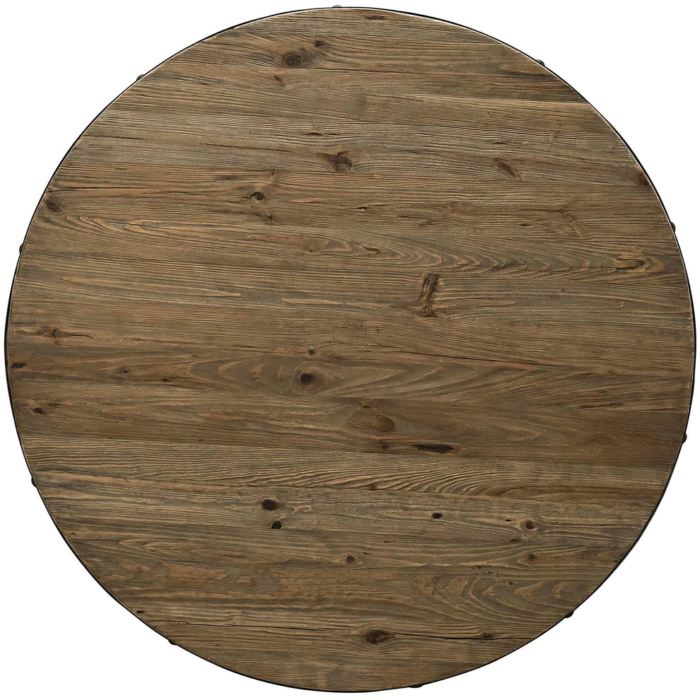 Drive 48" Round Wood Top Dining Table By Modway - EEI-2004 | Dining Tables | Modishstore - 4