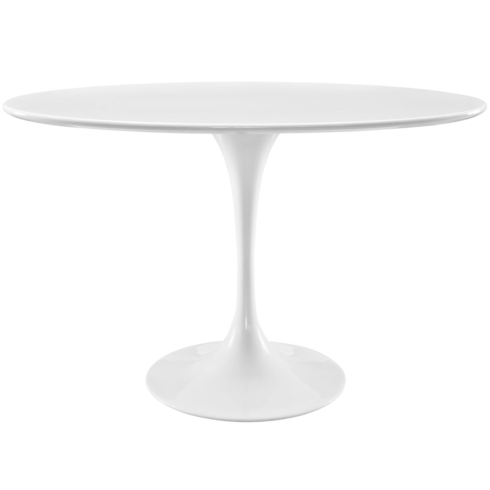 Modway Lippa 48" Oval Wood Top Dining Table in White - EEI-2017 | Dining Tables | Modishstore - 2