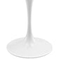 Modway Lippa 48" Oval Wood Top Dining Table in White - EEI-2017 | Dining Tables | Modishstore - 4