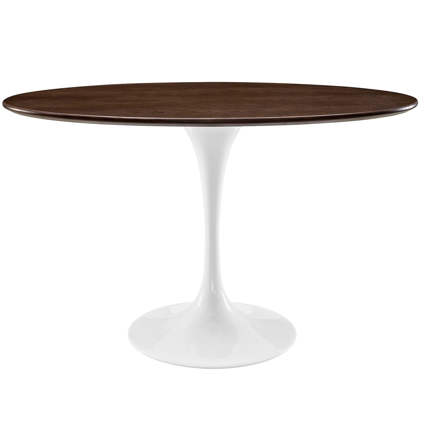 Modway Lippa 48" Oval Walnut Top Dining Table in Walnut | Dining Tables | Modishstore-2