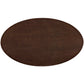 Modway Lippa 48" Oval Walnut Top Dining Table in Walnut | Dining Tables | Modishstore-5