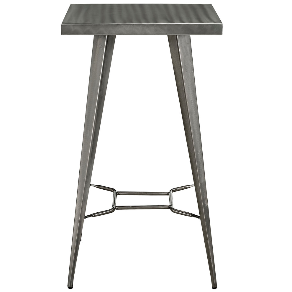 Modway Direct Metal Bar Table - Gunmetal - EEI-2037 | Bar Tables | Modishstore - 2