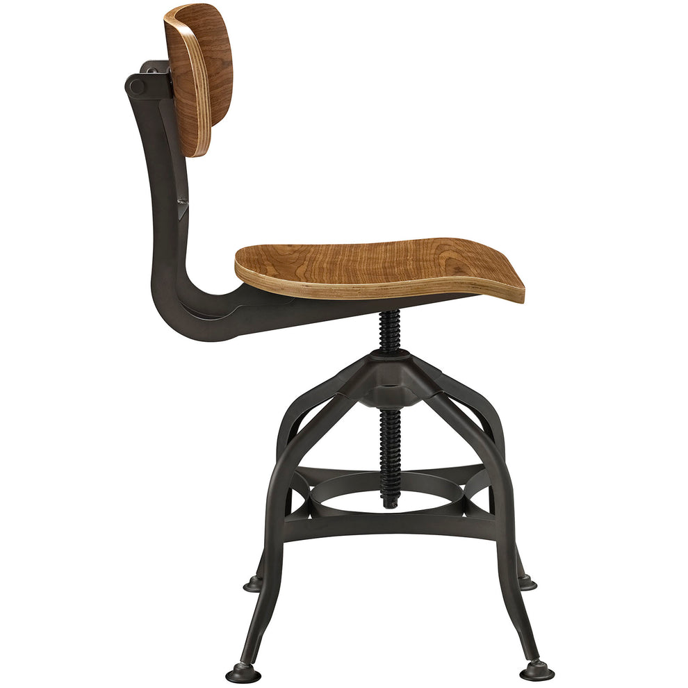 Modway Mark Wood Stool - Brown - EEI-2044 | Bar Stools | Modishstore - 2
