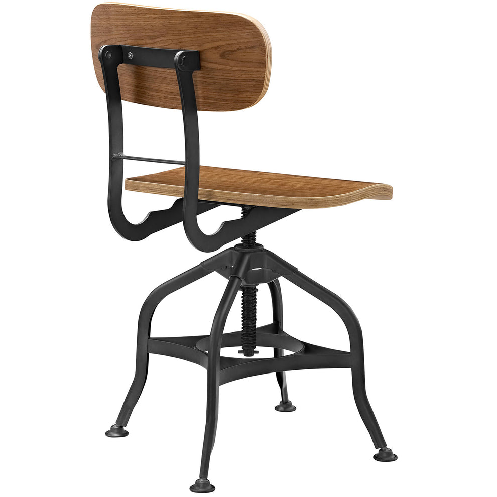 Modway Mark Wood Stool - Brown - EEI-2044 | Bar Stools | Modishstore - 3