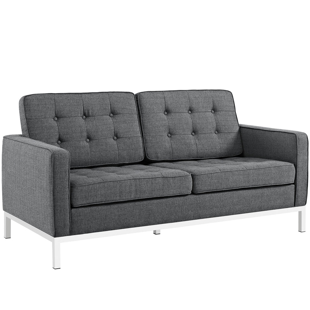 Modway Loft Fabric Loveseat - EEI-2051 | Loveseats | Modishstore - 2