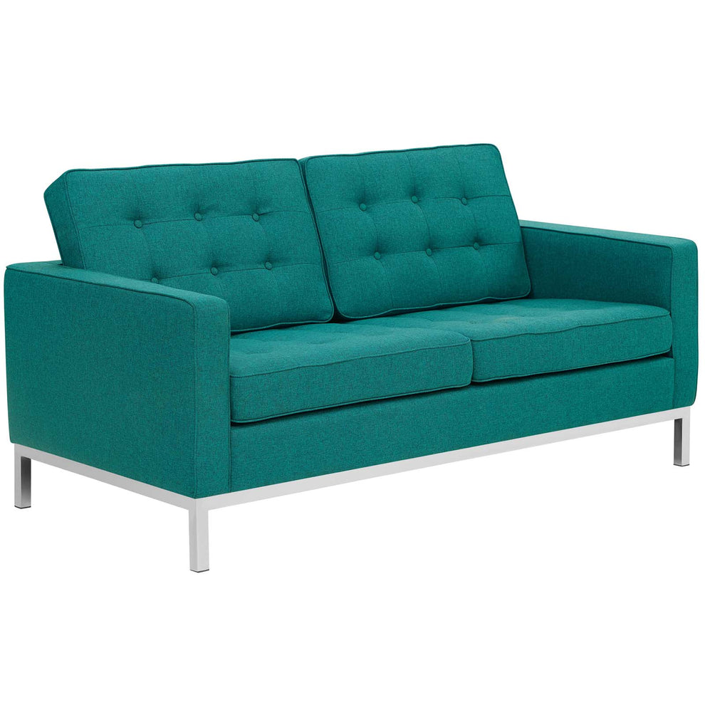 Modway Loft Fabric Loveseat - EEI-2051 | Loveseats | Modishstore - 1