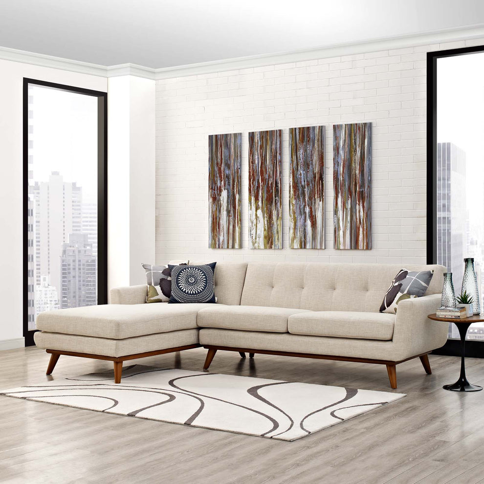 Modway Engage Left-Facing Sectional Sofa - EEI-2068 | Sectional | Modishstore - 1