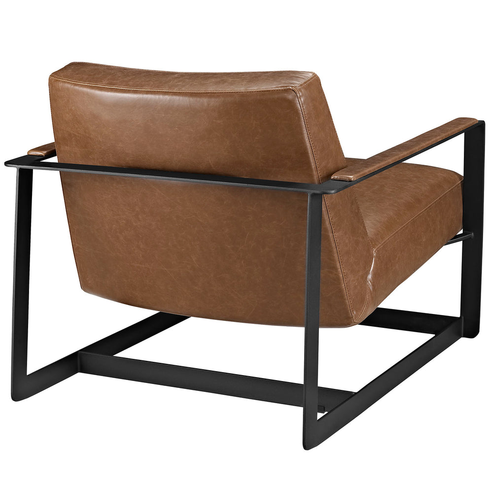 Modway Seg Vegan Leather Upholstered Vinyl Accent Chair - EEI-2075 | Accent Chairs | Modishstore - 10