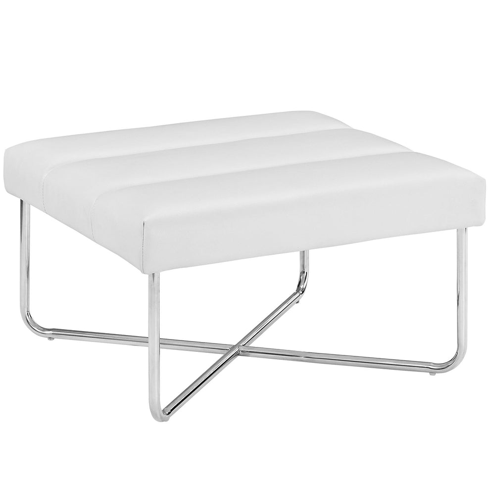 Modway Reach Upholstered Vinyl Ottoman - EEI-2082 | Ottomans | Modishstore - 2