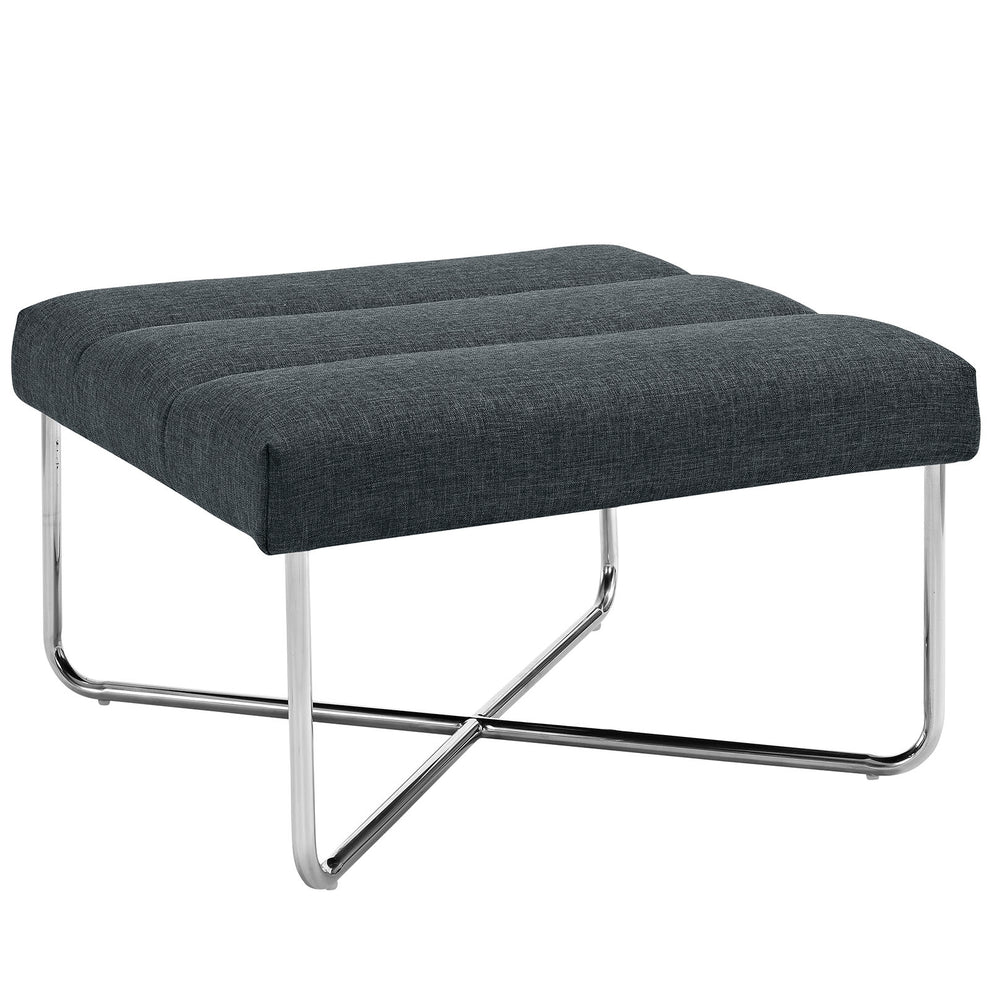 Modway Reach Upholstered Ottoman - Gray - EEI-2083 | Ottomans | Modishstore - 2