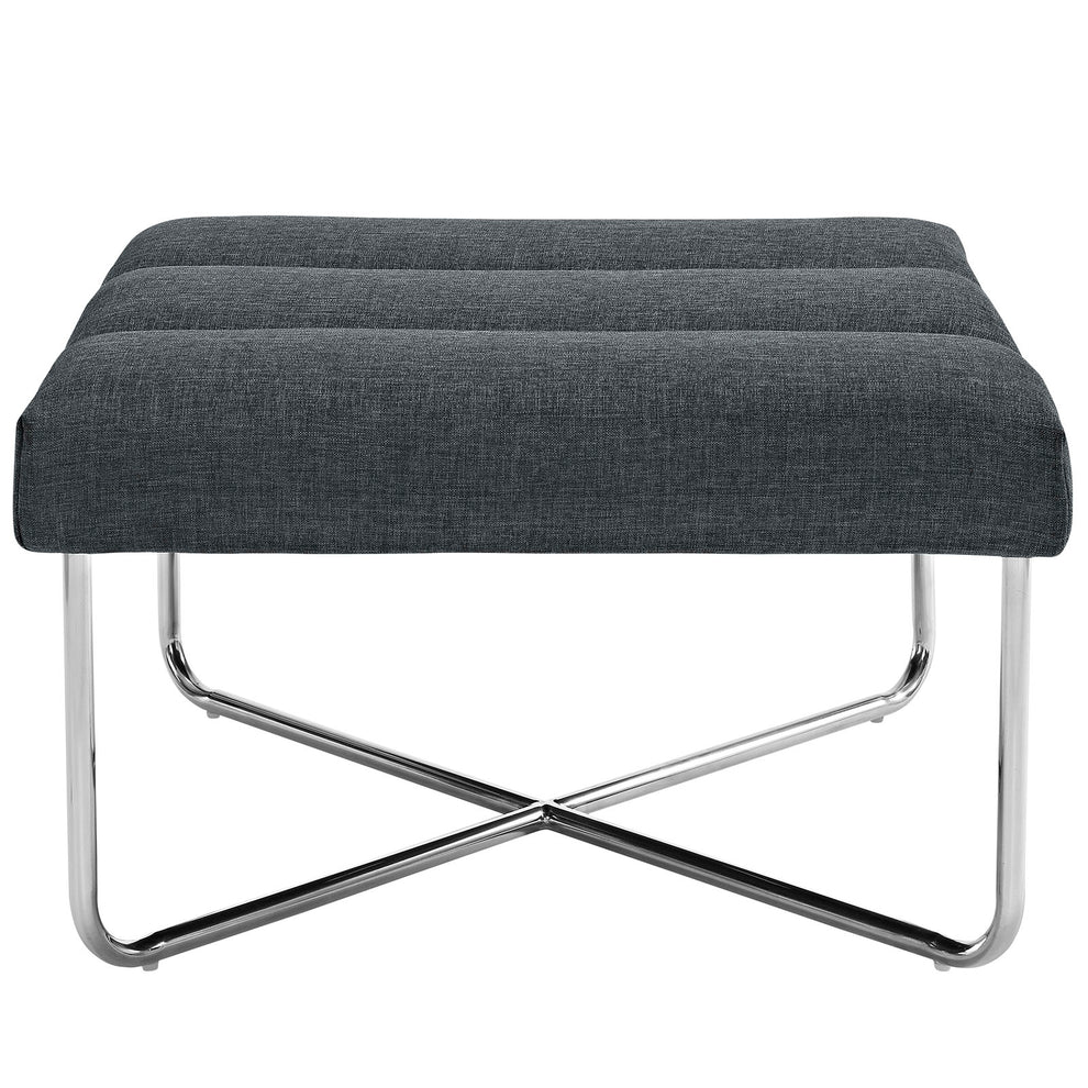 Modway Reach Upholstered Ottoman - Gray - EEI-2083 | Ottomans | Modishstore - 3