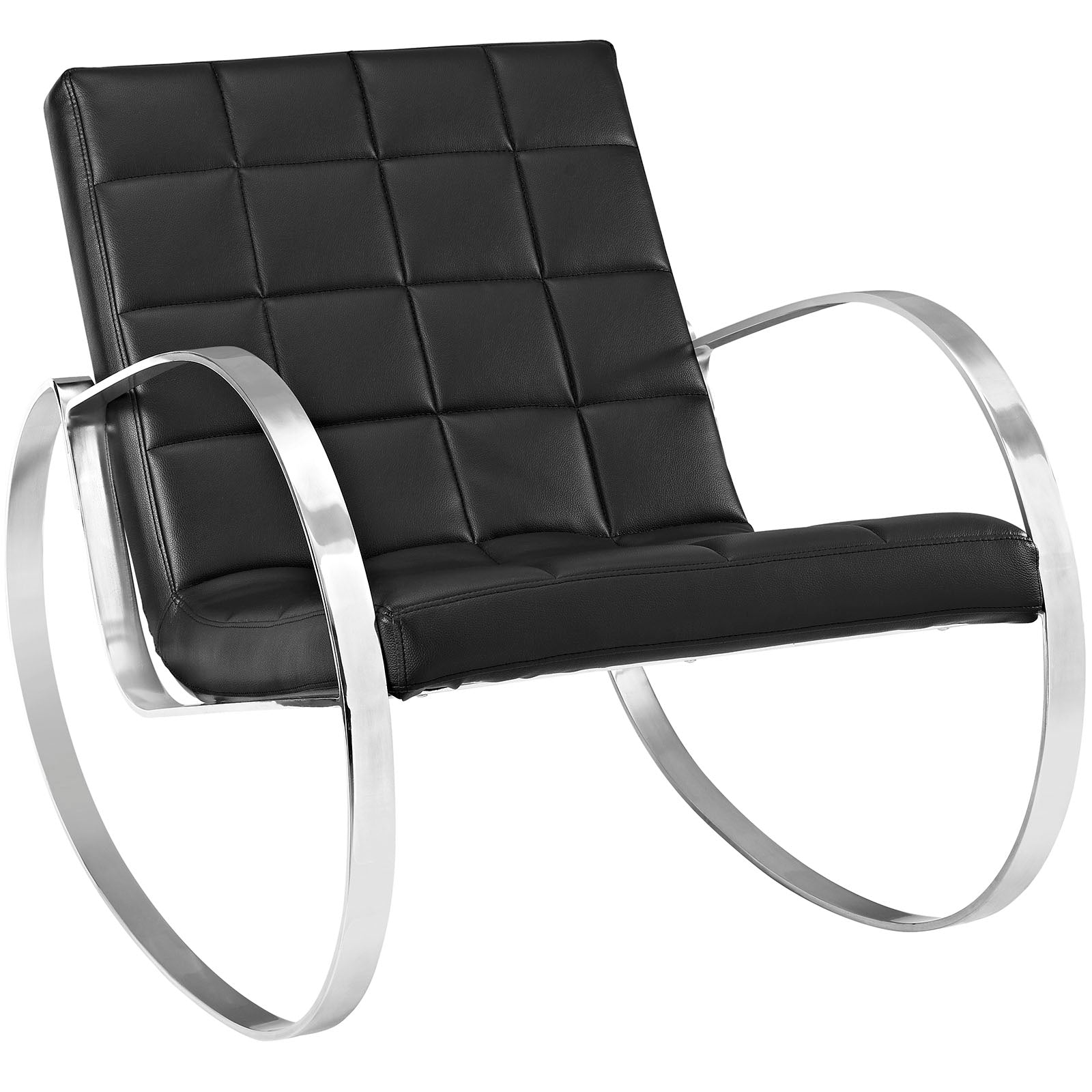 Gravitas Upholstered Vinyl Lounge Chair By Modway - EEI-2084 | Lounge Chairs | Modishstore - 2