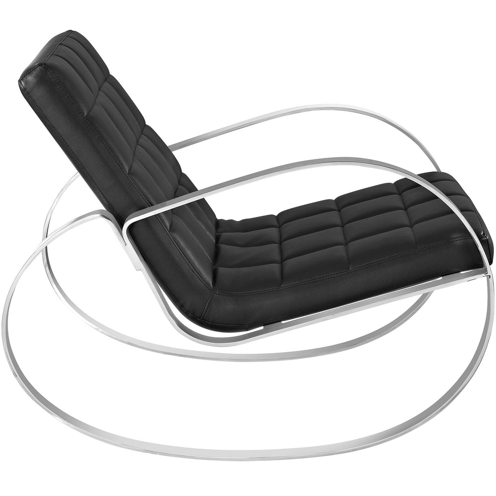 Gravitas Upholstered Vinyl Lounge Chair By Modway - EEI-2084 | Lounge Chairs | Modishstore - 3