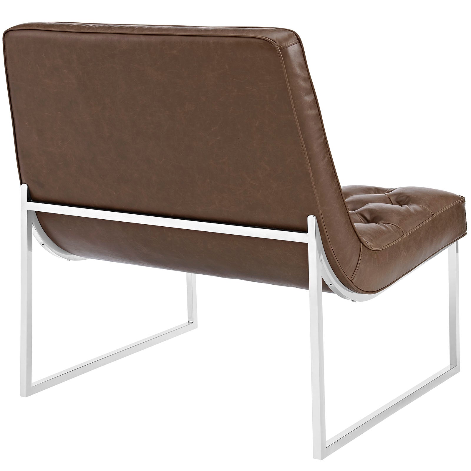 Ibiza Upholstered Vinyl Lounge Chair By Modway - EEI-2089 | Lounge Chairs | Modishstore - 4