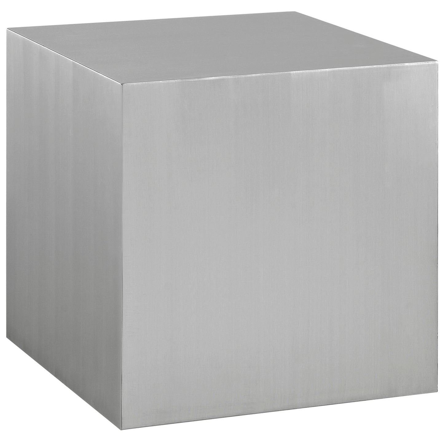 Modway Cast Stainless Steel Side Table - Silver | Side Tables | Modishstore-3