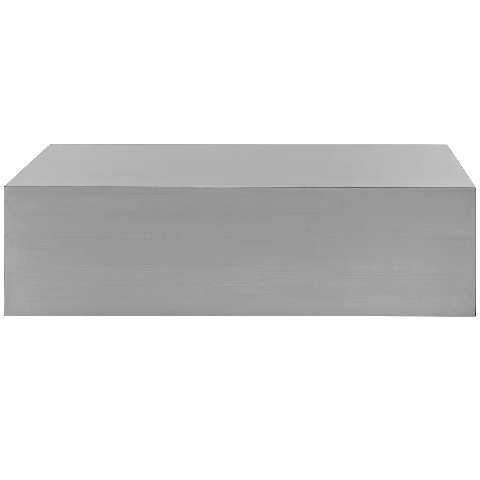Modway Cast Stainless Steel Coffee Table - Silver | Coffee Tables | Modishstore-2