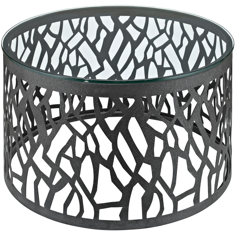 Shadow Glass Top Side Table By Modway - EEI-2105 | Side Tables | Modishstore - 2