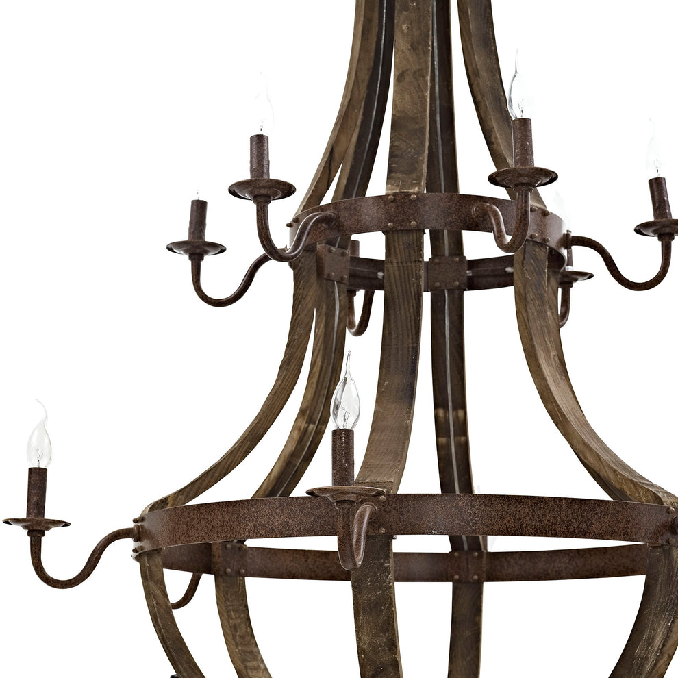 Modway Trebuchet Chandelier - Brown - EEI-2109 | Chandeliers | Modishstore - 2