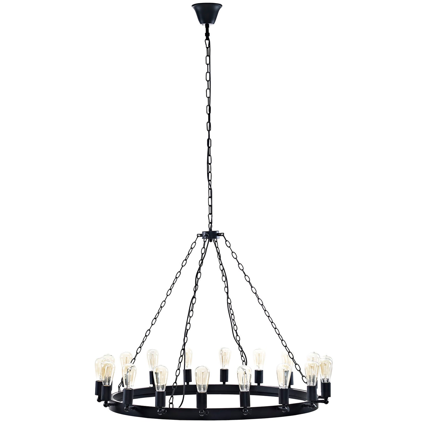Modway Teleport 43" Chandelier - Brown - EEI-2117 | Chandeliers | Modishstore - 2