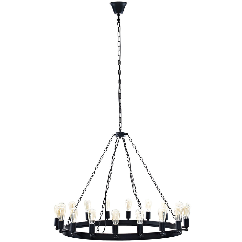 Modway Teleport 43" Chandelier - Brown - EEI-2117 | Chandeliers | Modishstore - 2