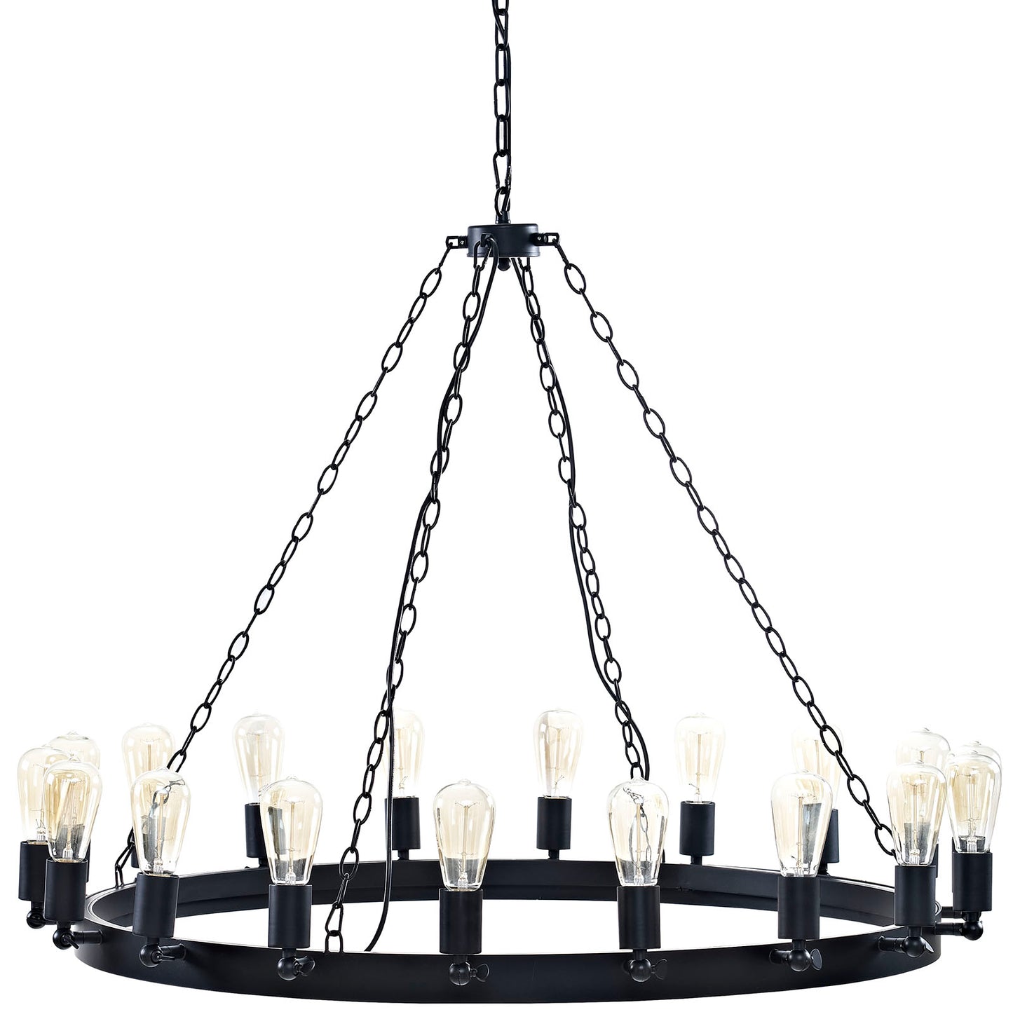 Modway Teleport 43" Chandelier - Brown - EEI-2117 | Chandeliers | Modishstore - 3