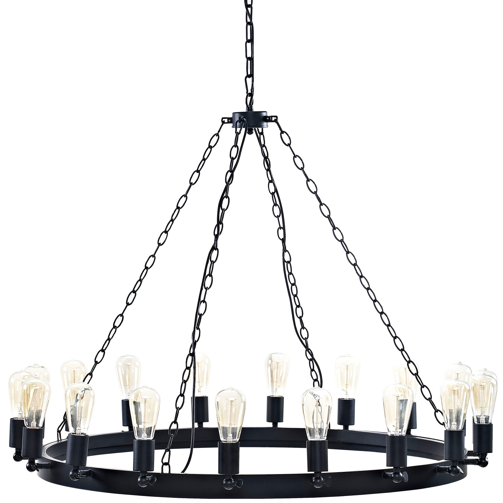 Modway Teleport 43" Chandelier - Brown - EEI-2117 | Chandeliers | Modishstore - 3